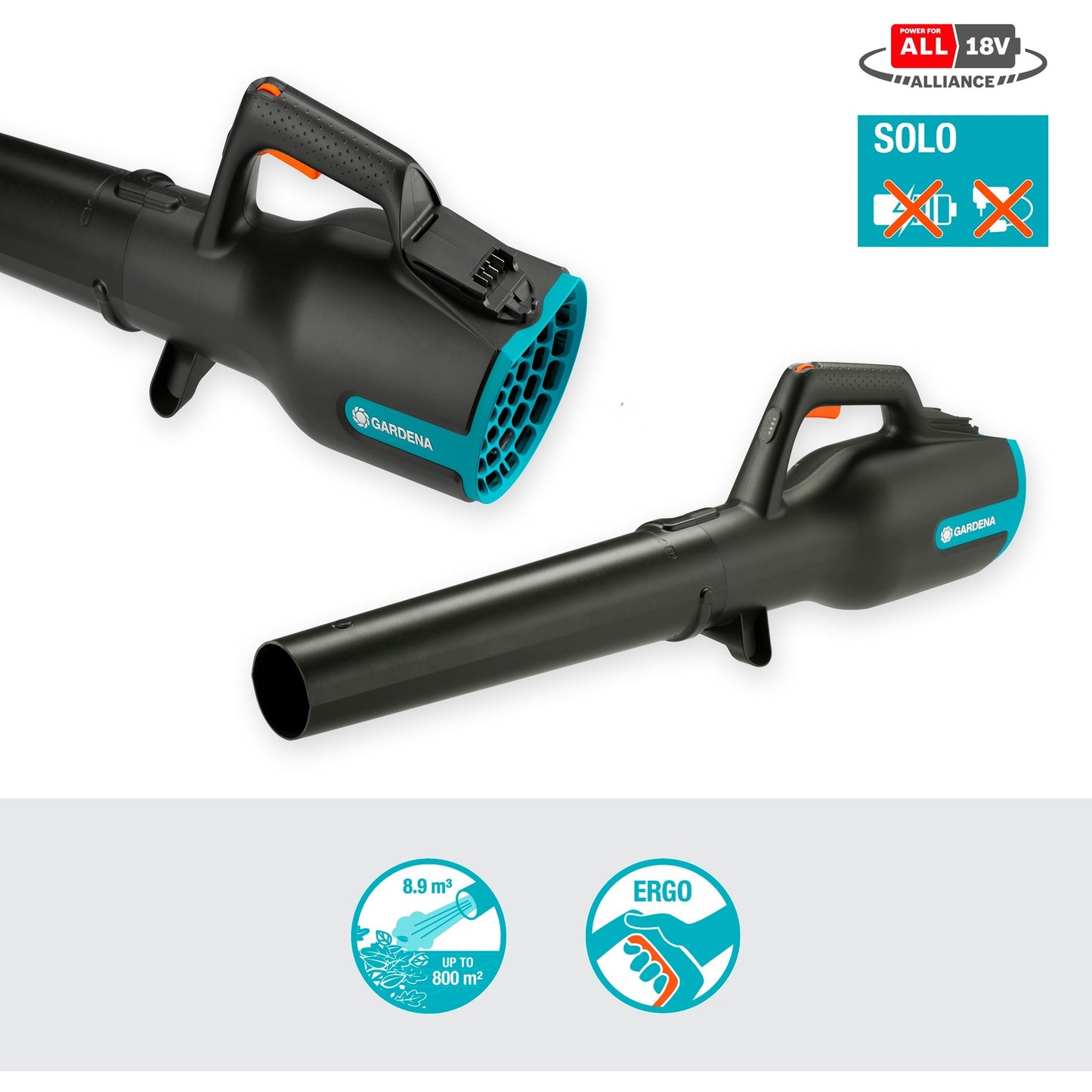 Gardena Battery Blower PowerJet 18V P4a Solo