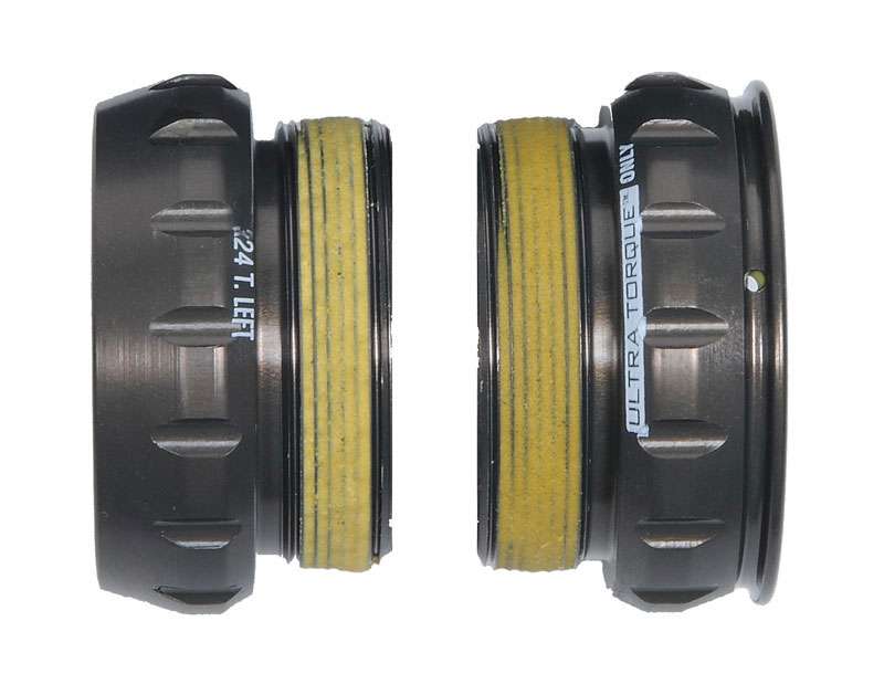Campagnolo-Tretlagerschalen zeichnen sich durch ein ultradrehmomentstarkes BSA aus