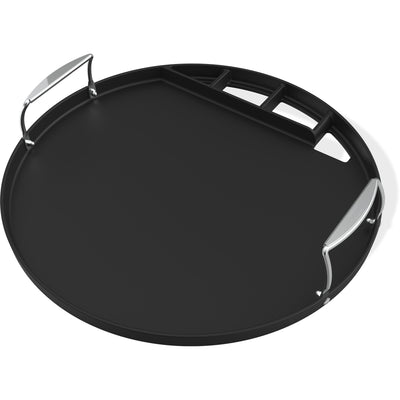 Weber Full-Size-Plancha - für Holzkohlegrills 57 cm Grillplatte (schwarz)