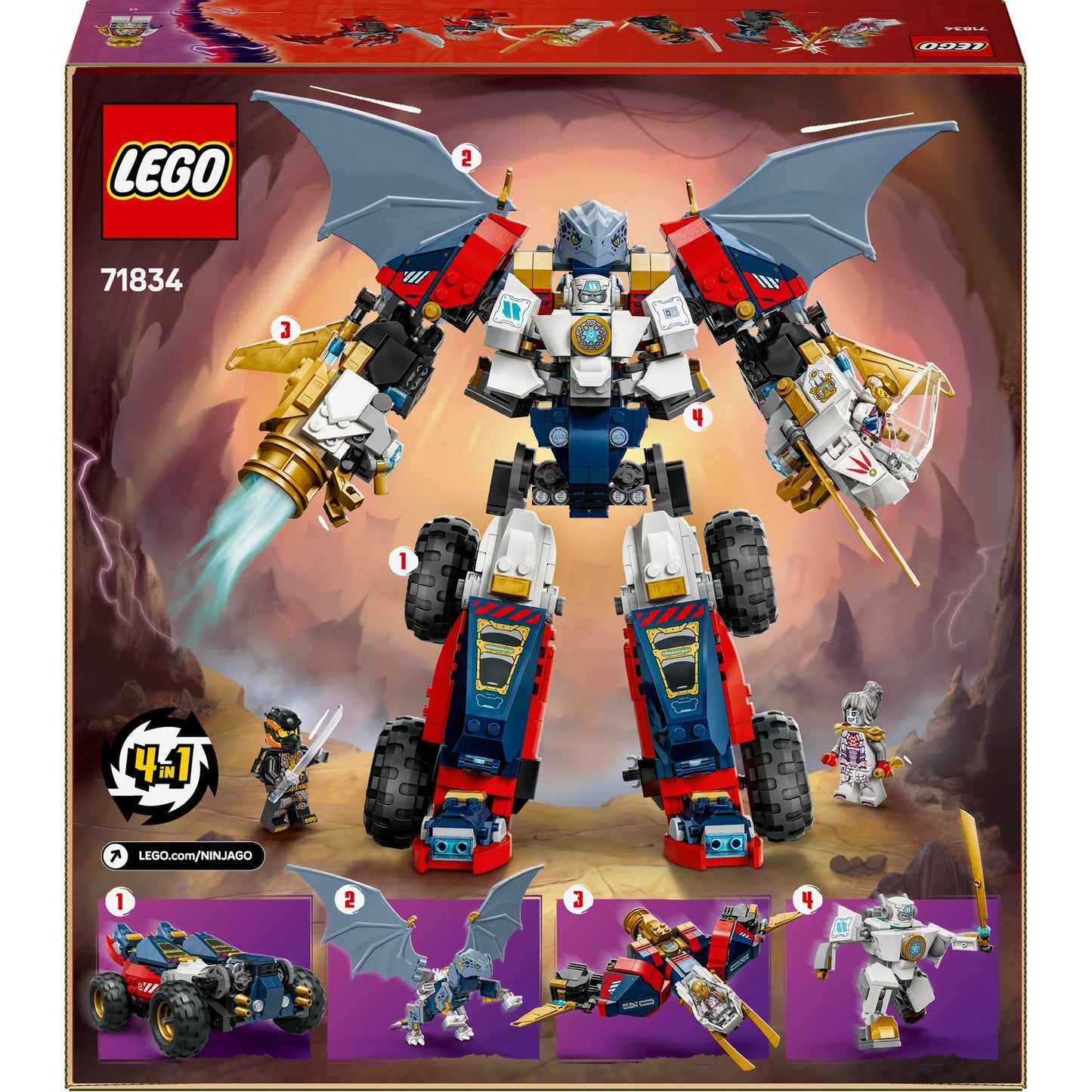 Lego Lego Ninjago 71834 Zanes Ultra-Kombomecha