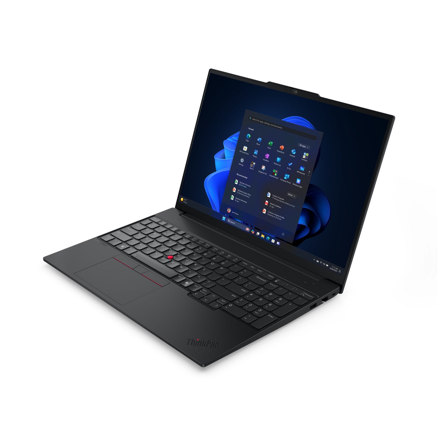 Lenovo Thinkpad E16 Gen 3 AMD (21st005xmh) 16 Laptop (schwarz | Ryzen 7 250 | Radeon 780m | 32 GB | 1 TB SSD)
