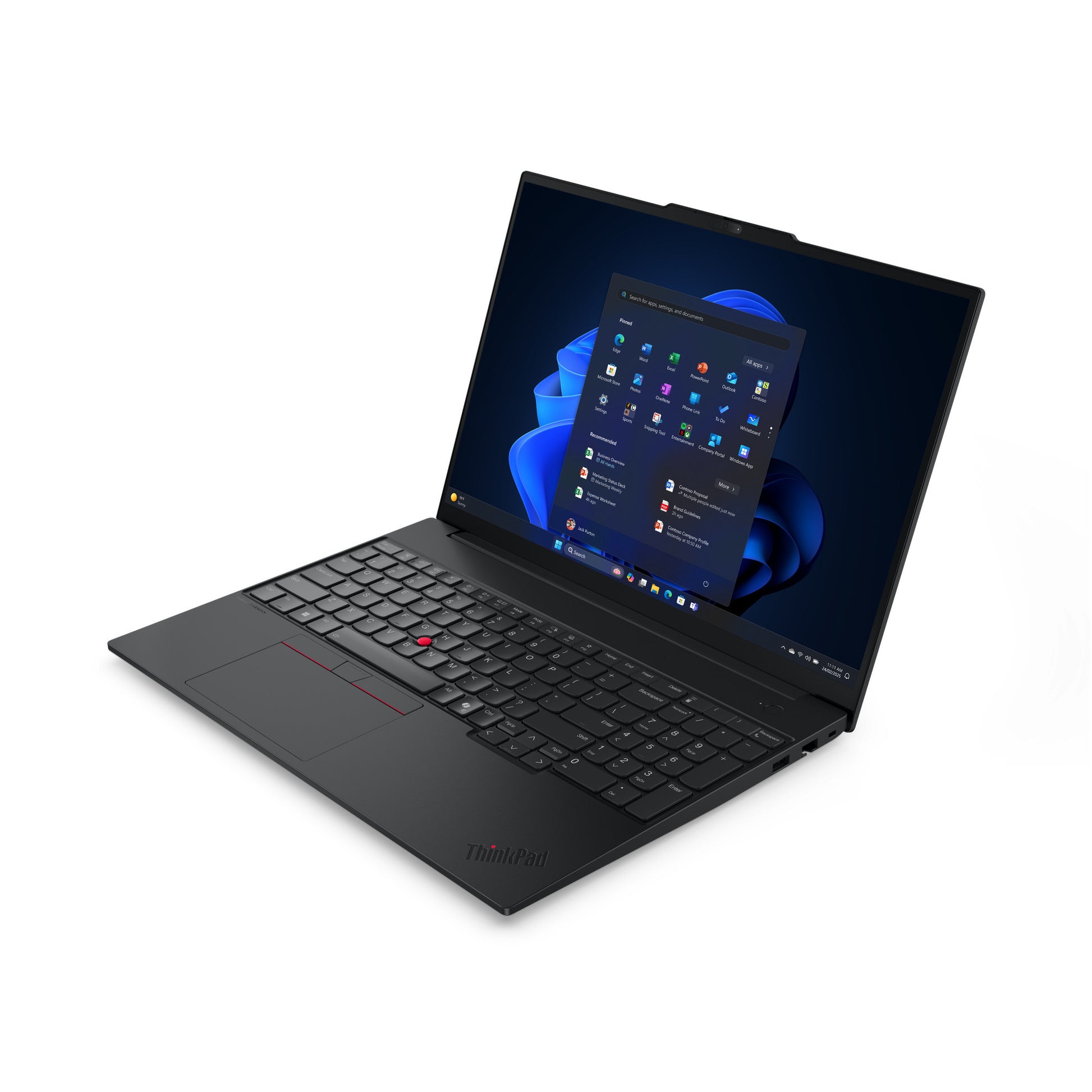 Lenovo Thinkpad E16 Gen 3 AMD (21st005xmh) 16 Laptop (schwarz | Ryzen 7 250 | Radeon 780m | 32 GB | 1 TB SSD)