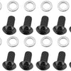 Quaxar Scheibenbremsschrauben-Set mit 12 Stück