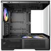 Antec C6 Curve Argb Midi-Tower-Gehäuse (schwarz | 2x USB-A | 1x USB-C | gehärtetes Glas)