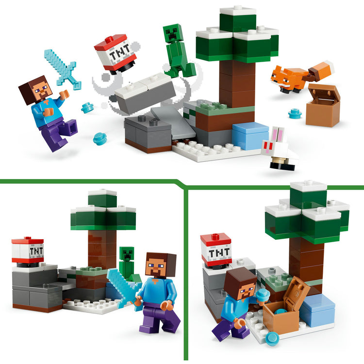 Lego Minecraft 21583 Steves Taiga-Abenteuer