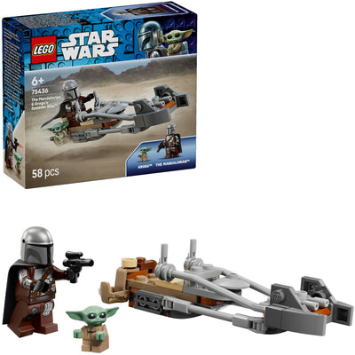 Lego Star Wars TM 75436 The Mandalorian und Grogus Speeder Bike | 2 Stk