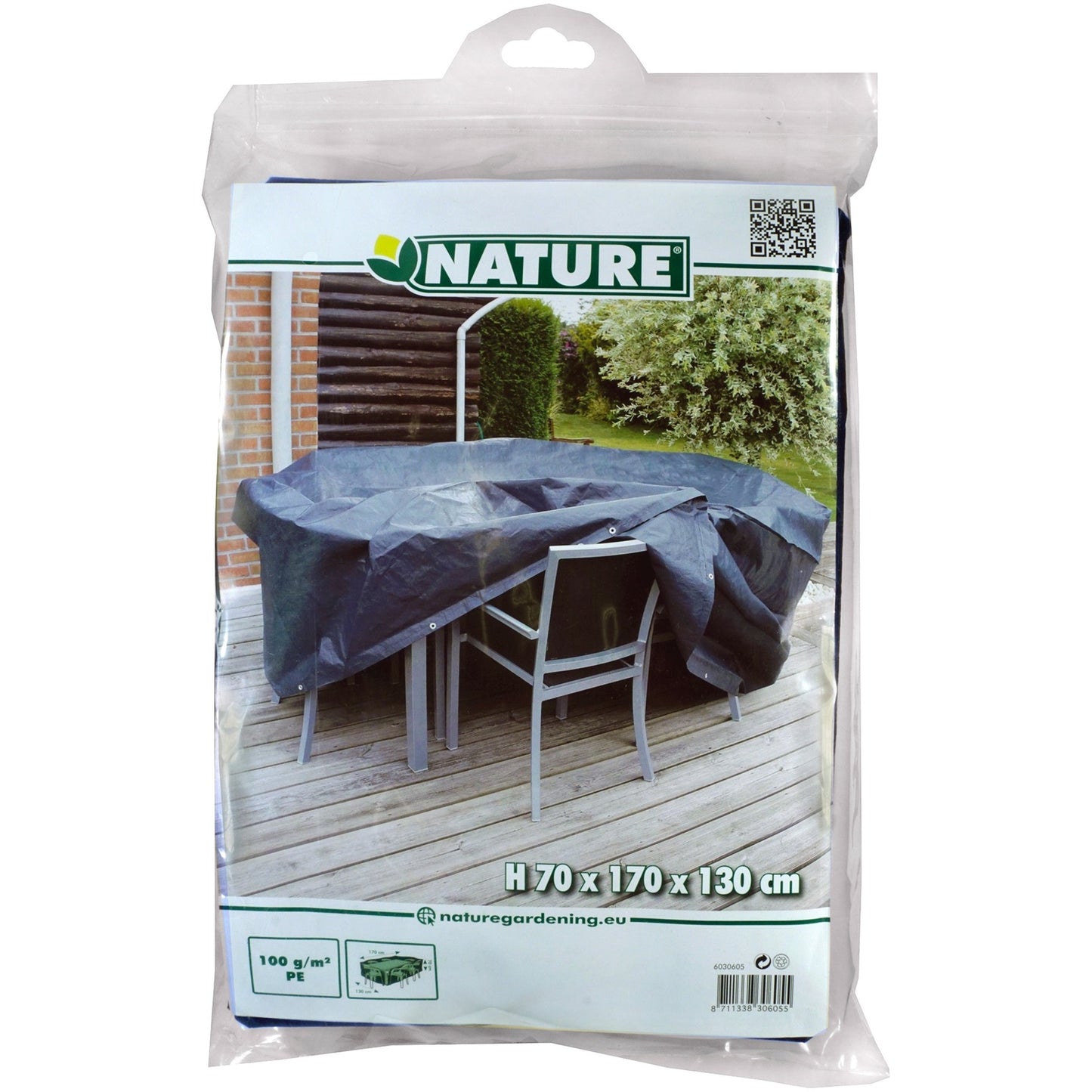 Naturgartenmöbelabdeckung für rechteckige Tisch und Sto