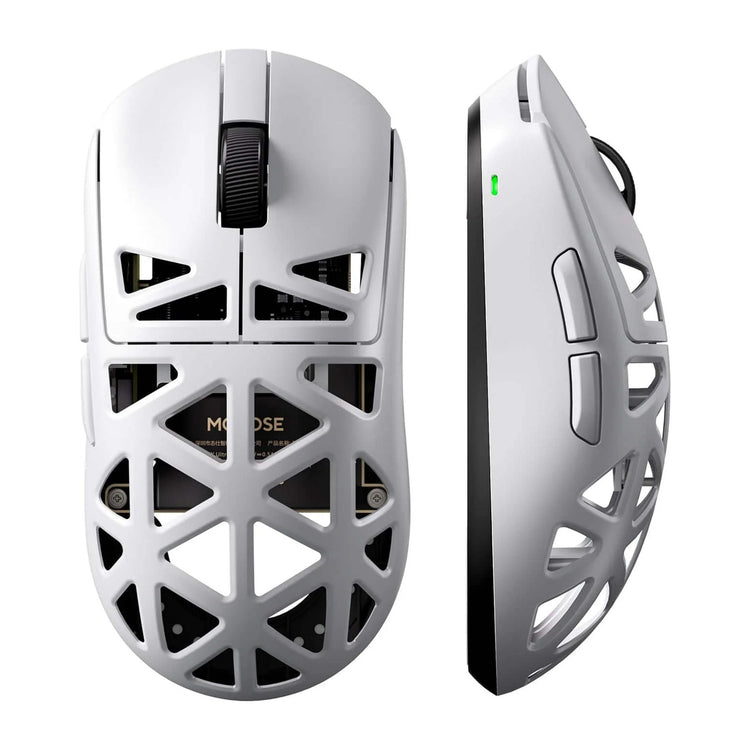 Mchose a7x Ultra-Magnesiumlegierung kabellose Gaming-Maus (weiß, bis zu 40.000 dpi, 2,4 GHz USB-C Bluetooth)