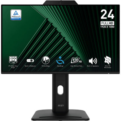 Msi pro mp242pmg 23,8 Monitor (schwarz, HDMI, Display-Port, VGA, 2x USB-A, USB-B, 120 Hz)