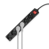 ACT -Sockel mit leuchtendem Schalter, 6 Sockets, 3 m - afbeelding 3