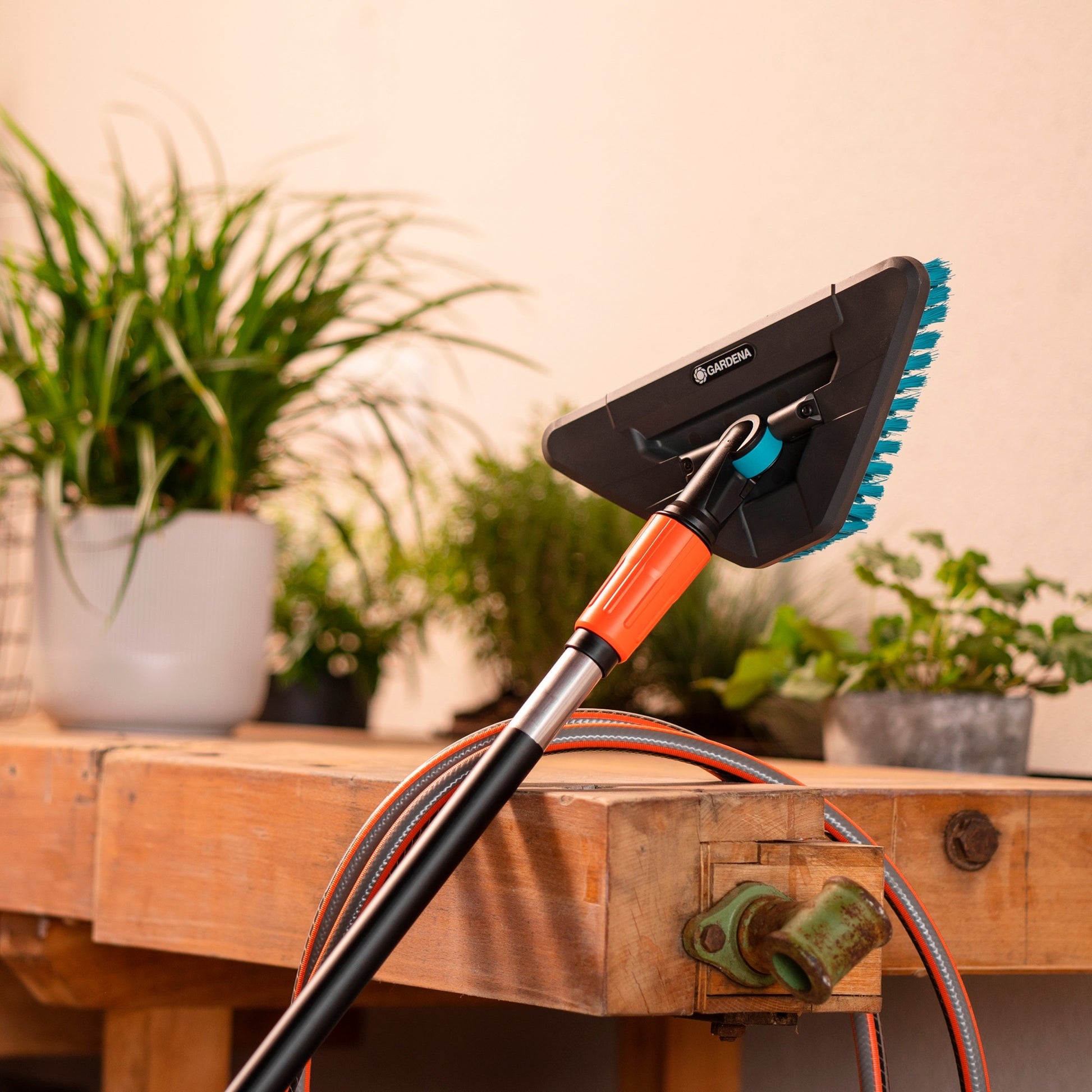 Gardena Cleansystem Steelbrush Hard Flex, Pinsel für G.