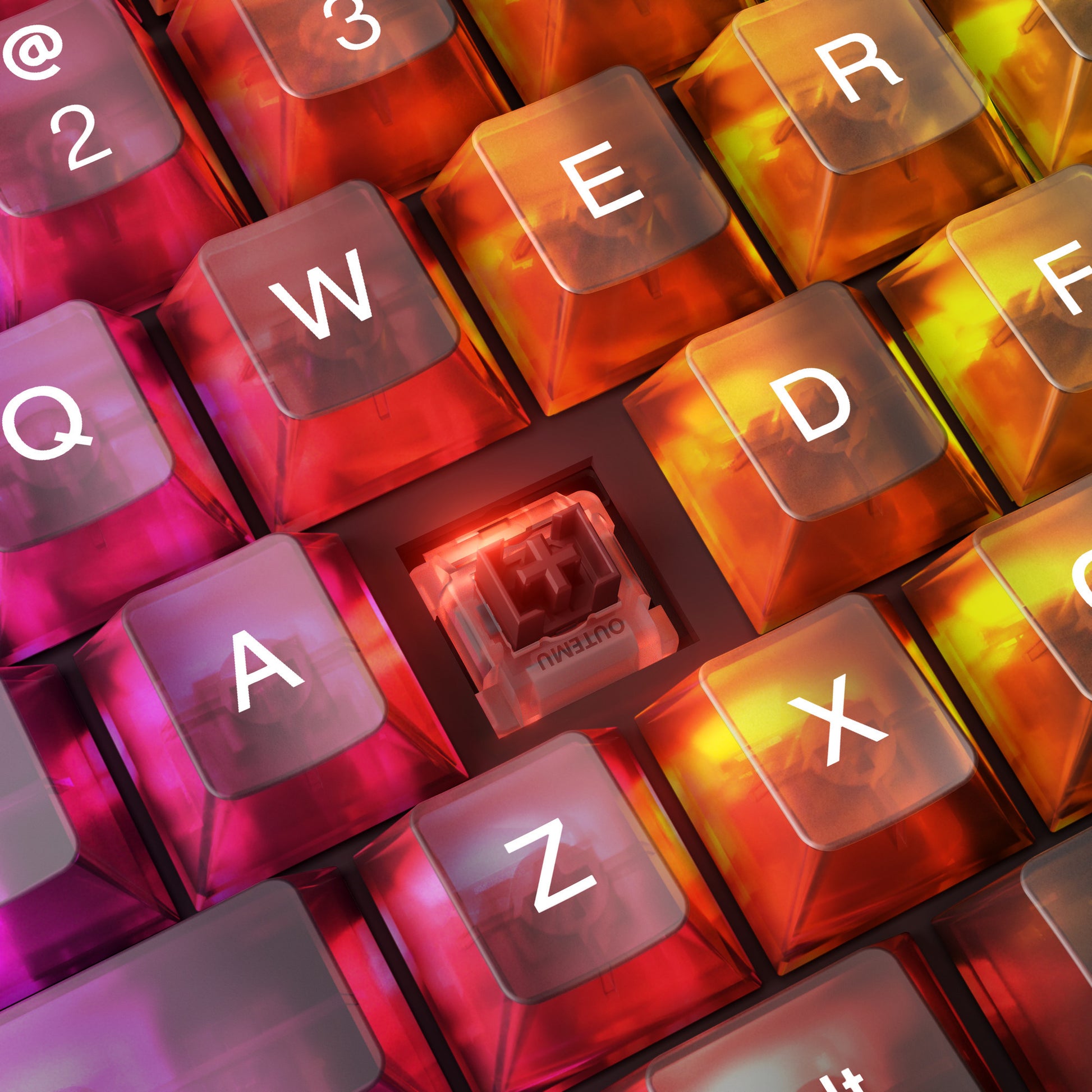 Lenovo Legion K510 Mini Pro RGB mechanische Gaming-Tastatur (schwarz, US-Layout (QWERTZ), 75 %, brauner Schalter, Hot-Swap, USB)