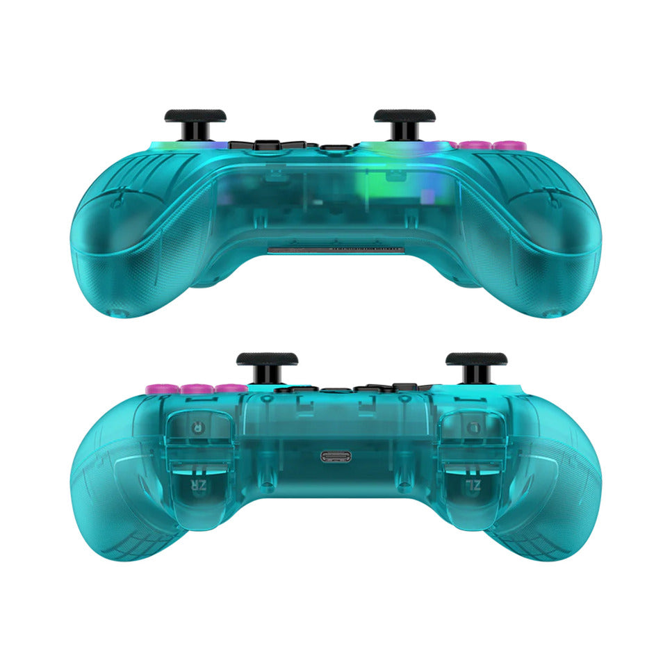 Gamesir Nova HD Rumble NS Controller (Teal, PC, Steam, Android, iOS, Switch, Bluetooth 2,4 GHz USB)