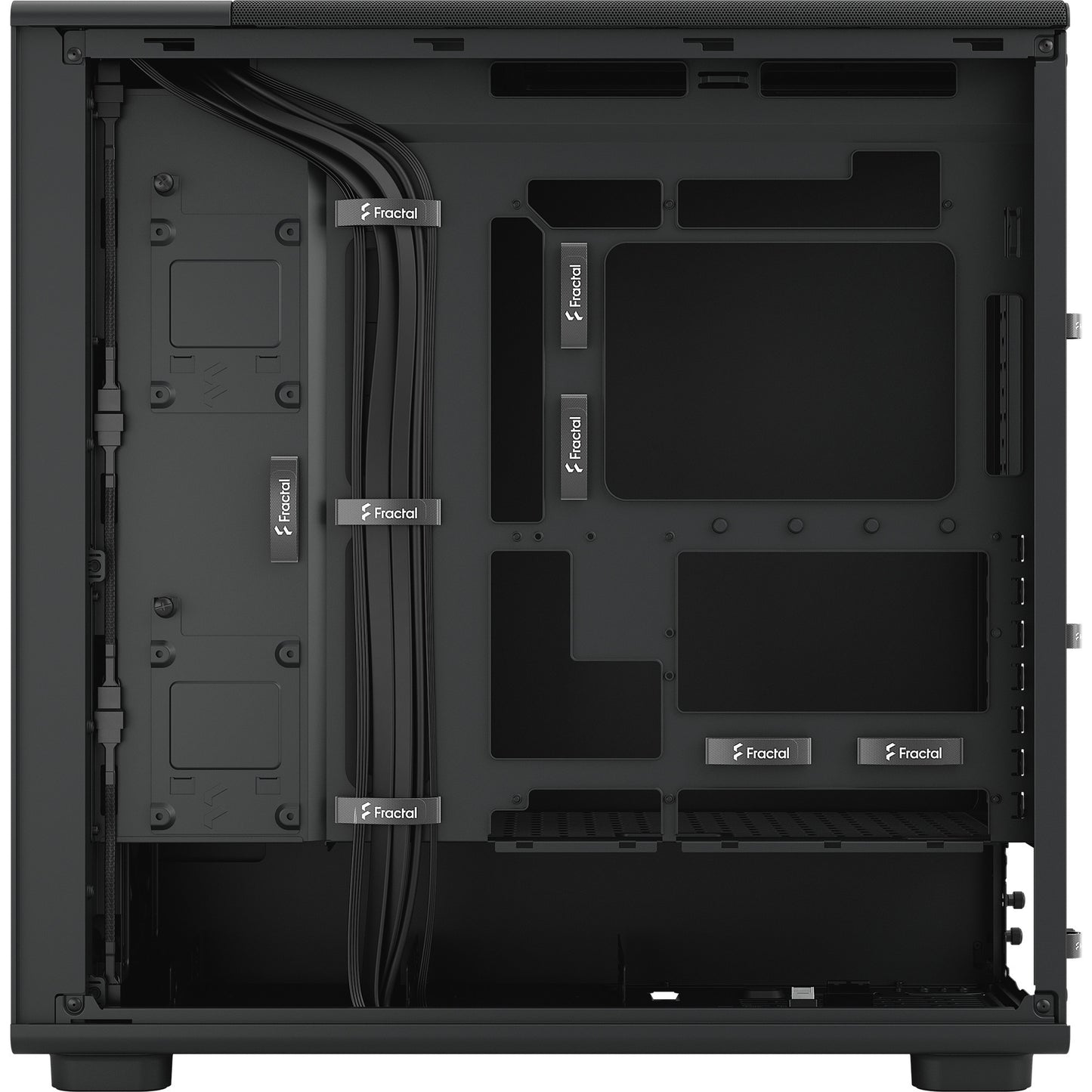 Fractal Design Epoch XL solides Midi-Tower-Gehäuse (schwarz | 2x USB-A | 1x USB-C)