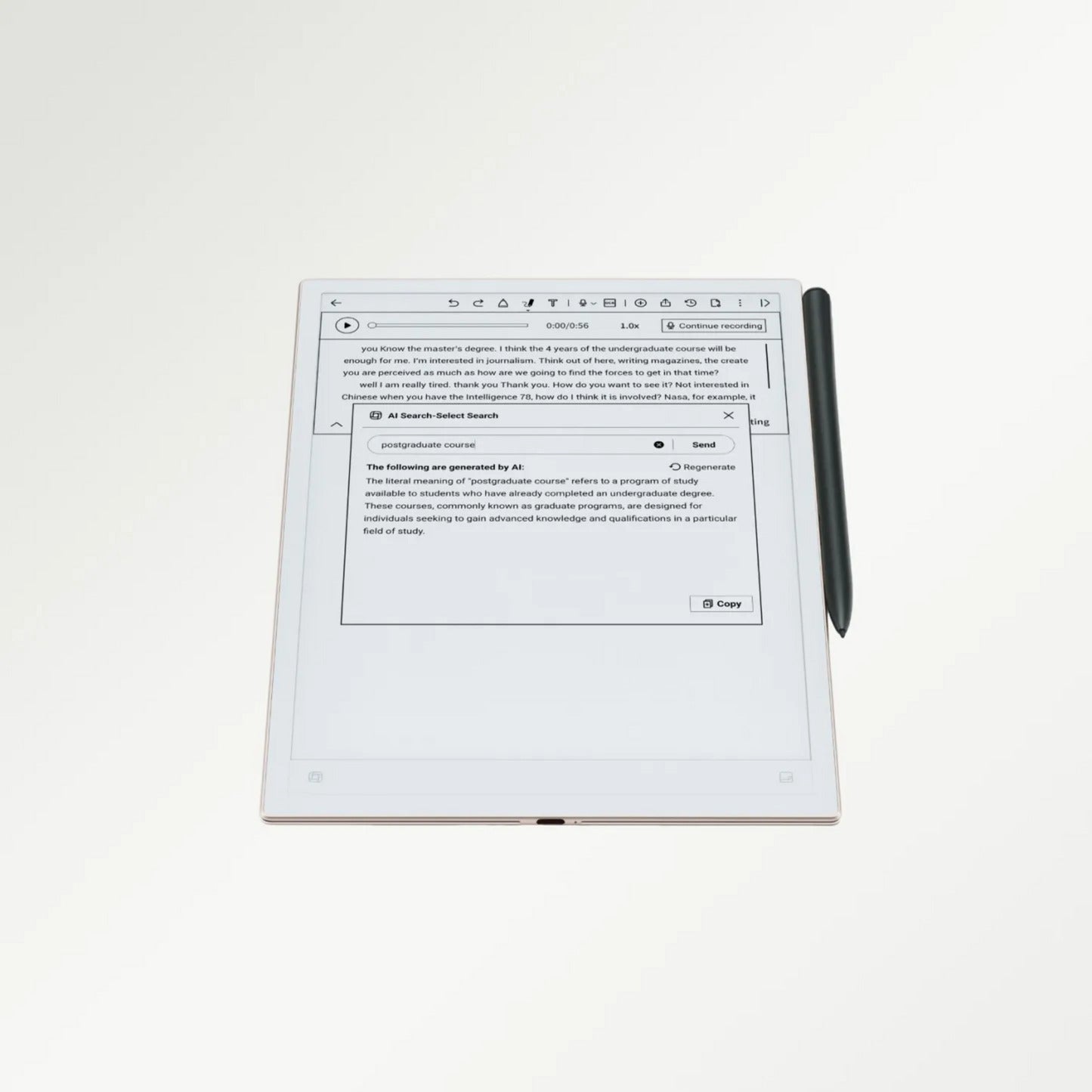 Iflytek Ainote 2 10.65 Tablet (schwarz | Android 14 | 64 GB | Wi-Fi 6)