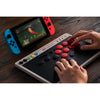 8bitdo Arcade-Controller (grau rot, 2,4 GHz Bluetooth USB, Nintendo Switch, PC)