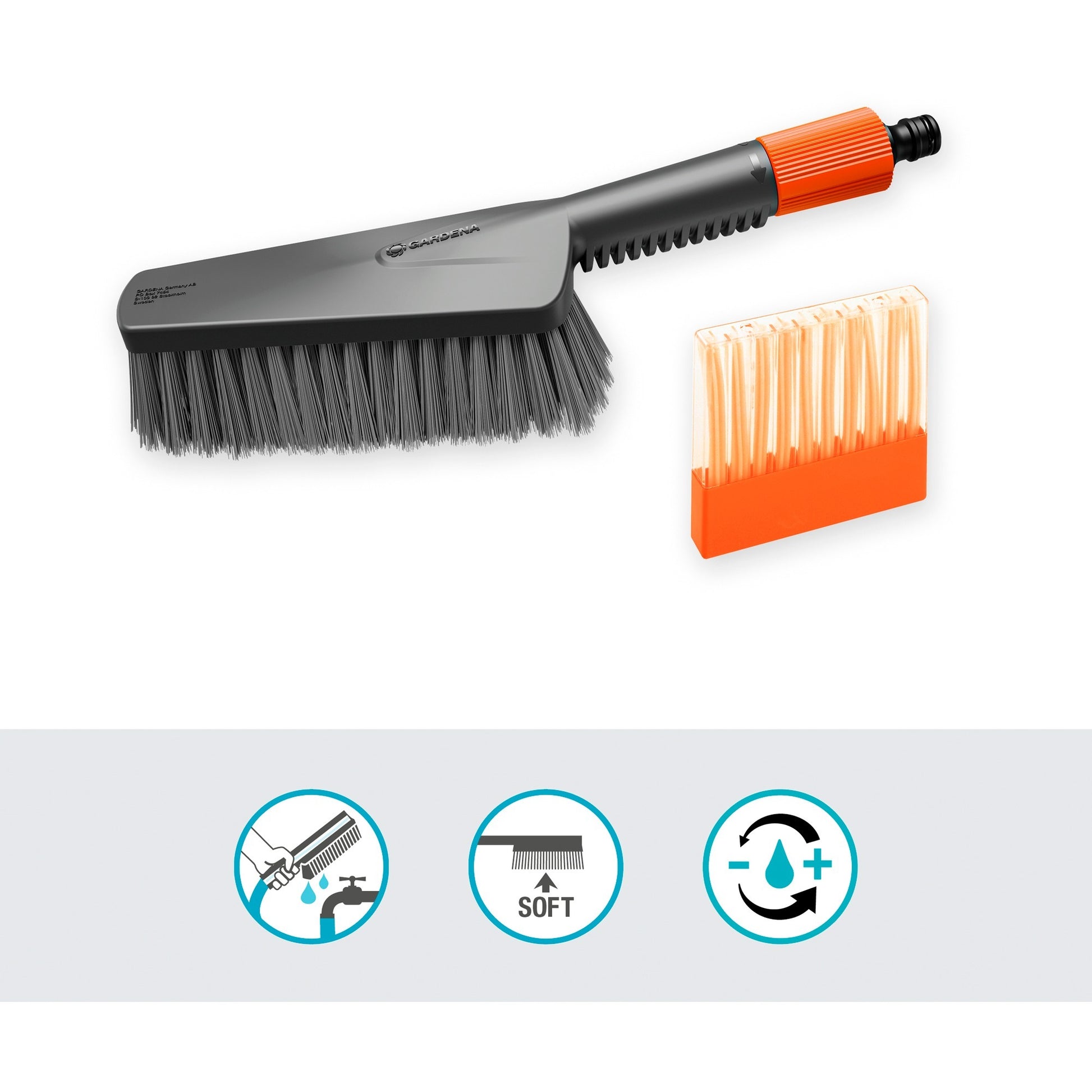Gardena Clean System Cleaning Set mit Handbürste m weich,