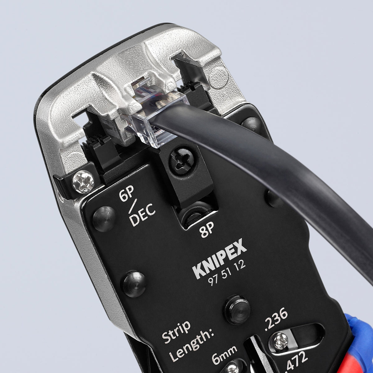 Knipex Krimptang für westliche Stecker 975112