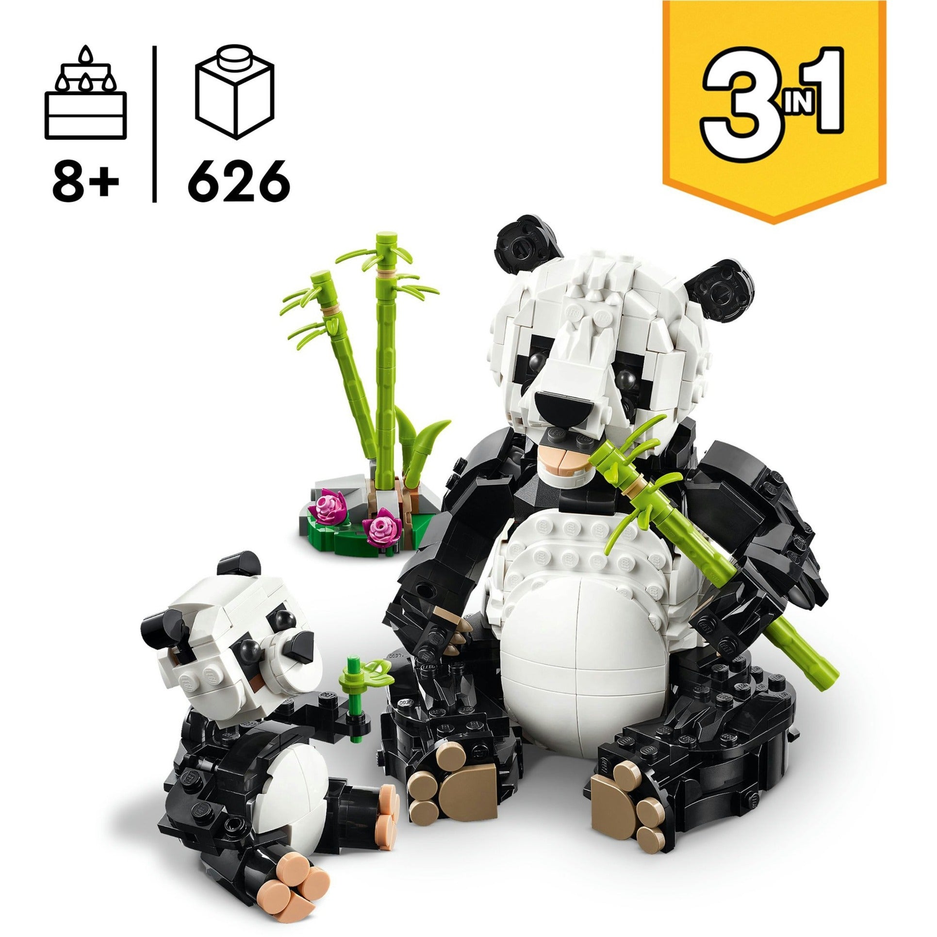 LEGO LEGO Creator 31165 Wildtiere: Panda Familie