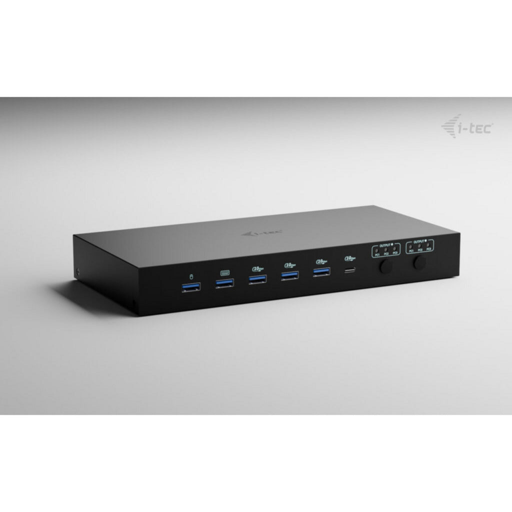 I-tec USB-C KVM Dock Pro Dockingstation (schwarz)