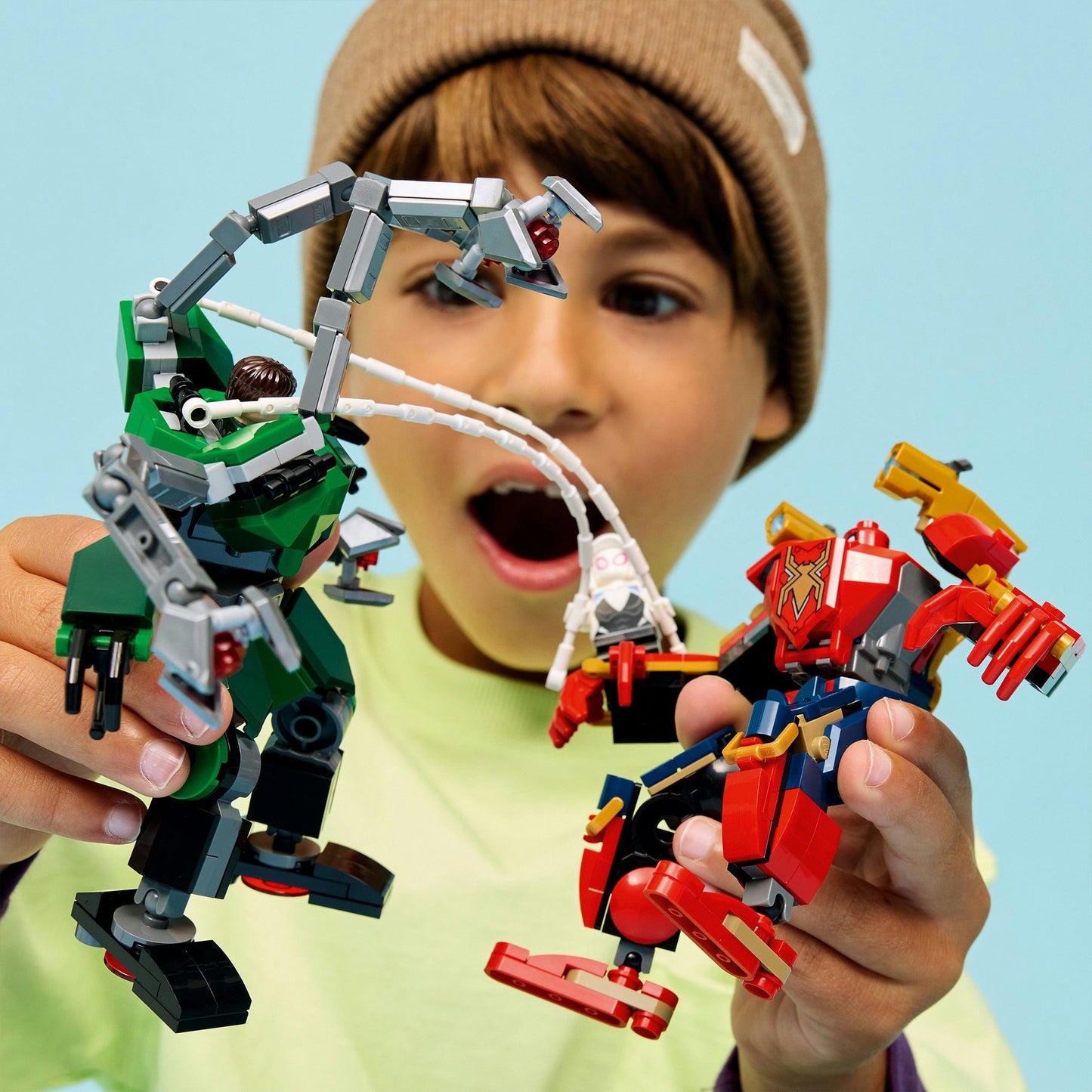 Lego 76338 Super Heroes Marvel Mecha-Duell Spiderman vs. Doc Ock