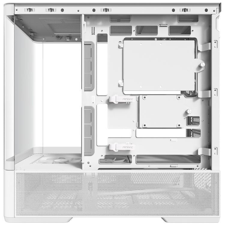 Antec C6 Curve Air Midi-Tower-Gehäuse (weiß | 2x USB-A | 1x USB-C | gehärtetes Glas)