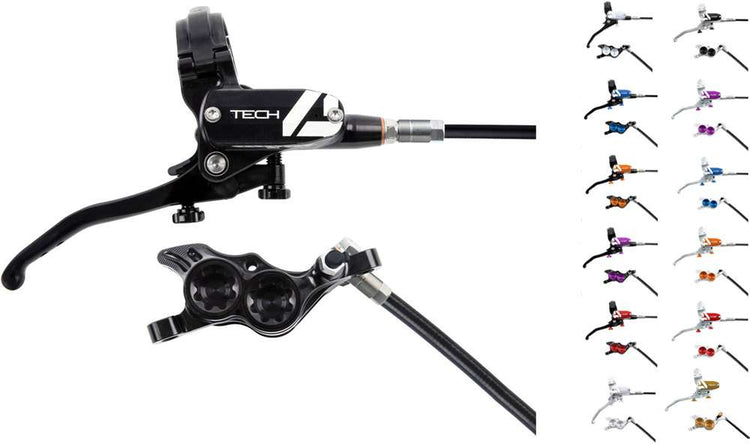 Hope Tech 4 V4 Stahlflex-Scheibenbremse – Hebel rechts