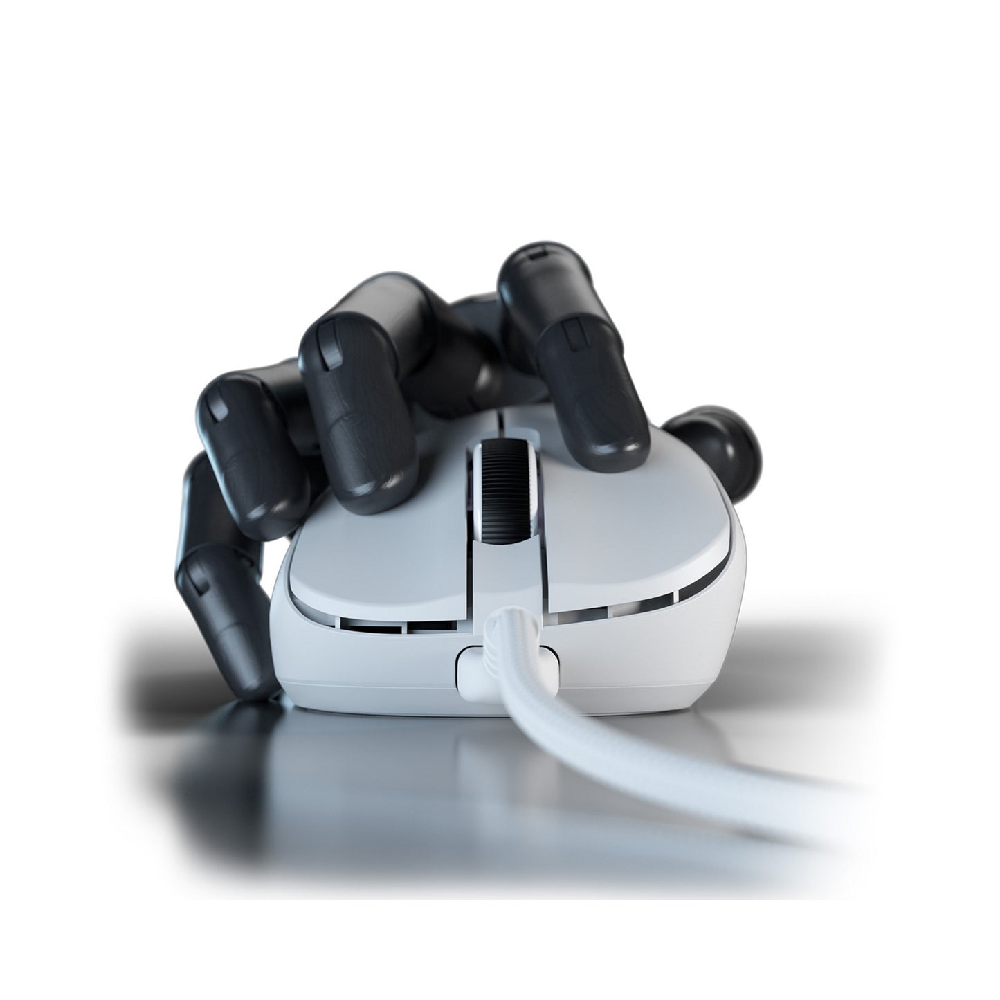 Pulsar xlite mittelgroße kabelgebundene Gaming-Maus (weiß, 26000 dpi)