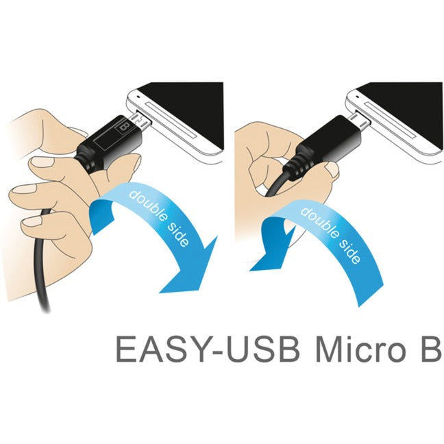Delock Easy-USB-A 2.0 Männchen> Easy-USB Micro-USB-B 2.0 MAL