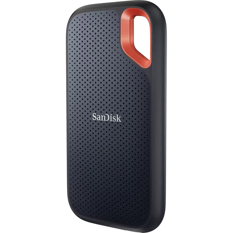Sandisk Extreme Portable v2, 8 TB externe SSD (schwarz orange, SDSSDE61-8t00-G25, USB-C)