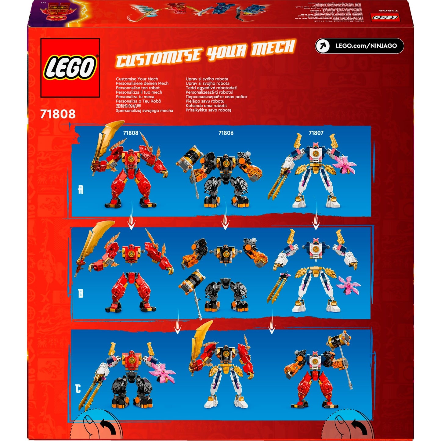 Lego Lego Ninjago 71808 Kais Elementary Fire Mecha