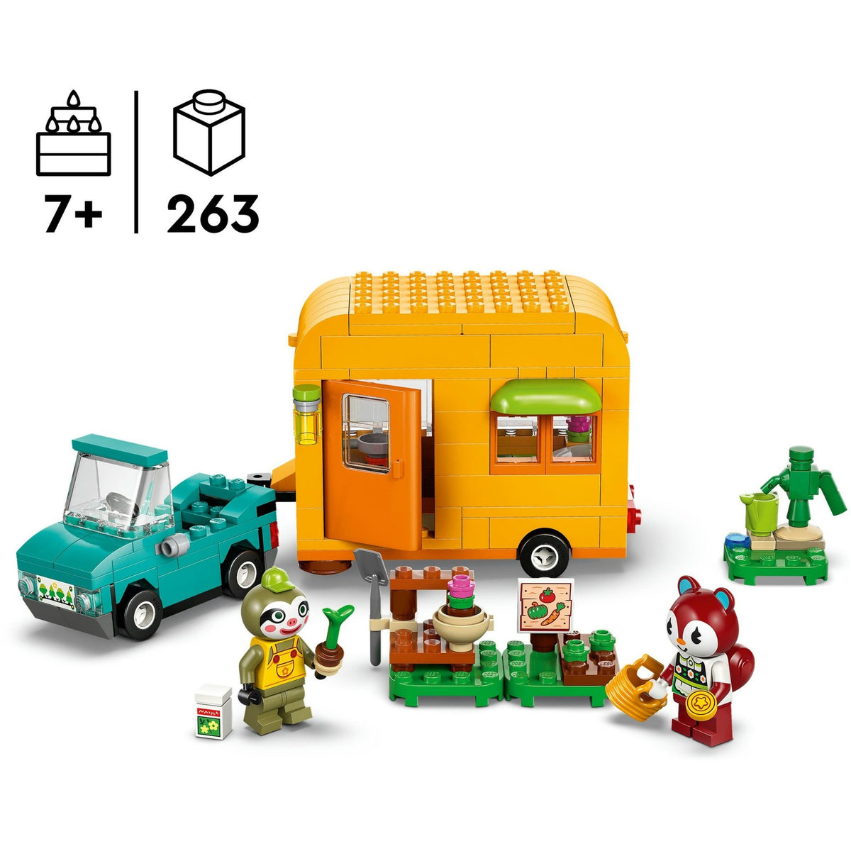 Lego Lego Animal Crossing 77054 Leifs Caravan und Tuinwinkel