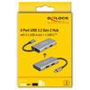 Delock External USB 3.2 Gen 2 USB Typ-C-Hub
