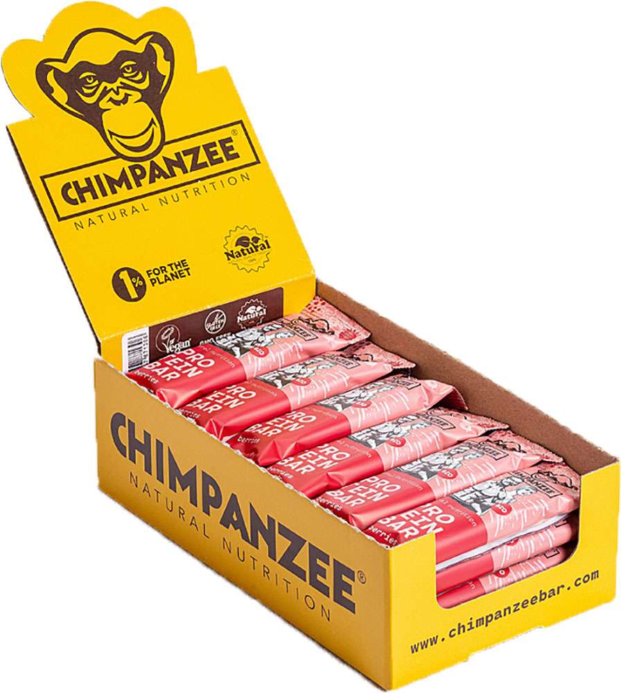 Schimpansen-Proteinriegel vegan 20x45g Box