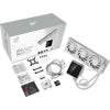 Asus ROG Strix LC IV 360 ARGB LCD-Wasserkühlung (Weiß, 4-Pin-PWM)