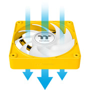 Thermaltake CT120 EX ArGB Sync PC-Lüfter Bumblebee (3-Lüfter-Pack) Gehäuselüfter (Gelb, 3 Stück, 120 x 120 x 25 mm, PWM) - afbeelding 10