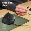 Ergonomische Maus Trust Bayo II (schwarz, 800 dpi – 2.400 dpi)