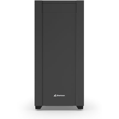 Sharkoon s25 Silent Midi-Tower-Gehäuse (schwarz | 2x USB-A | 1x USB-C)