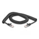 Delock RJ-45 Spiral Cable männlich zu männlicher Katze.5e