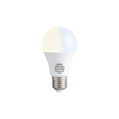Shelly Duo Bulb E27 Gen3 LED-Lampe (weiß, 2700–6500 K, WLAN, Bluetooth, dimmbar)