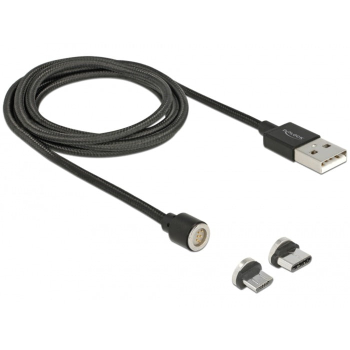 Delock Magnetic USB -Daten und Ladungskabel für Micro eingestellt