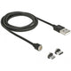 Delock Magnetic USB -Daten und Ladungskabel für Micro eingestellt