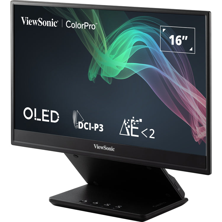 Viewsonic vp16-oled 16 Monitor (Schwarz (matt), 1x Micro HDMI, USB-C, Sound)