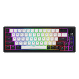 Hator Skyfall Mag Ultima 8K Wireless, Gaming-Tastatur (schwarz, US-Layout, Hator Aurum Ice, 65 %, RGB, Double-Shot PBT, Hot-Swap, 2,4 GHz Bluetooth USB-C) - afbeelding 1