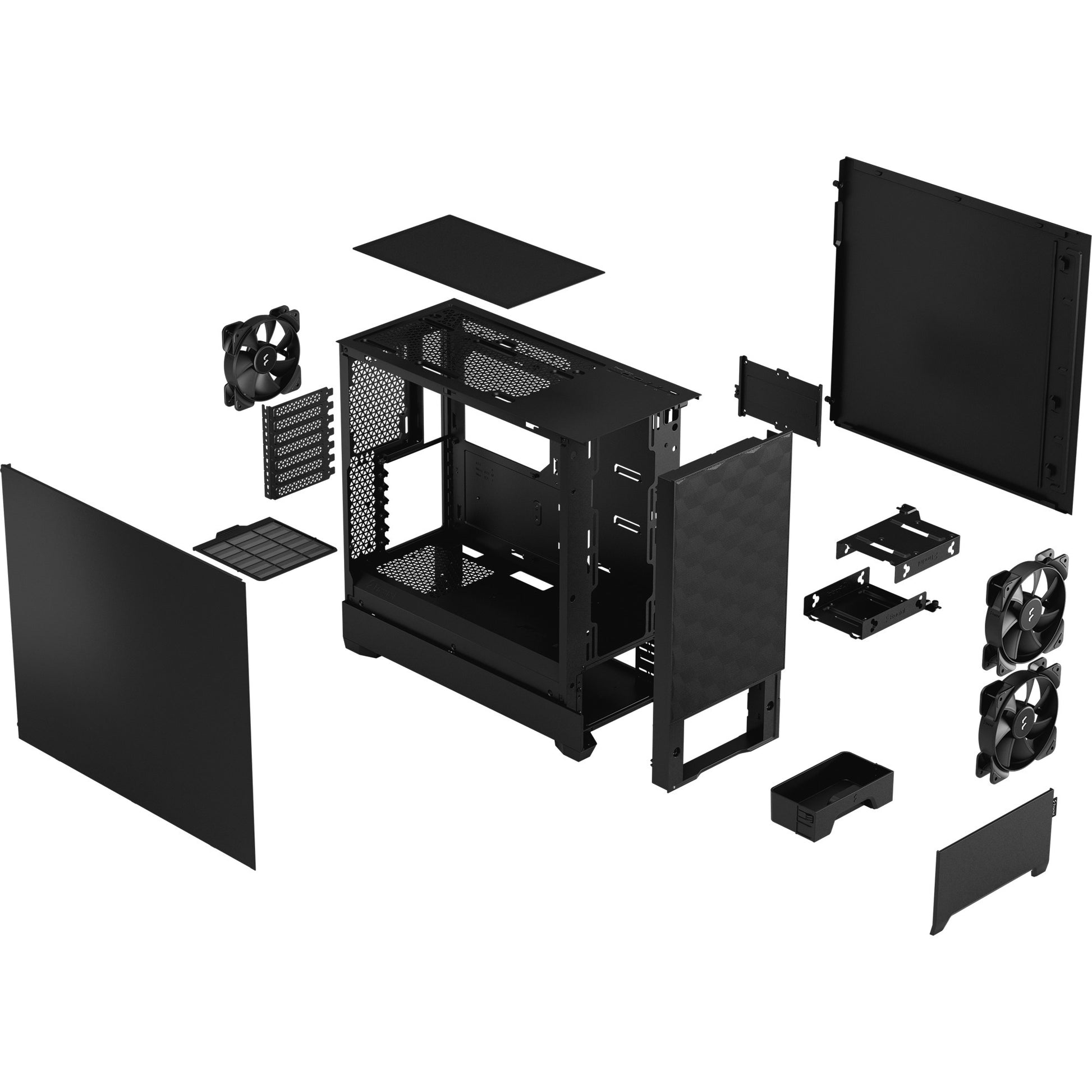 Fraktales Design Pop Air Black Feststoff