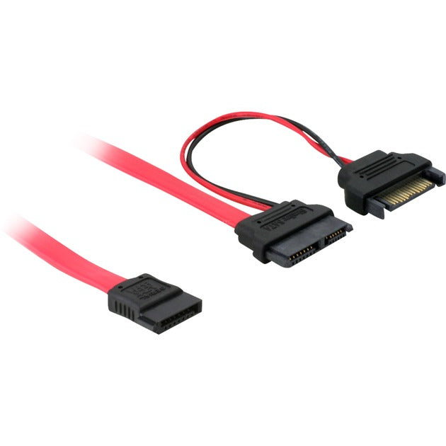 Delock Slim Sata 13-pin> 7-pin Sata + Sata-Kraft