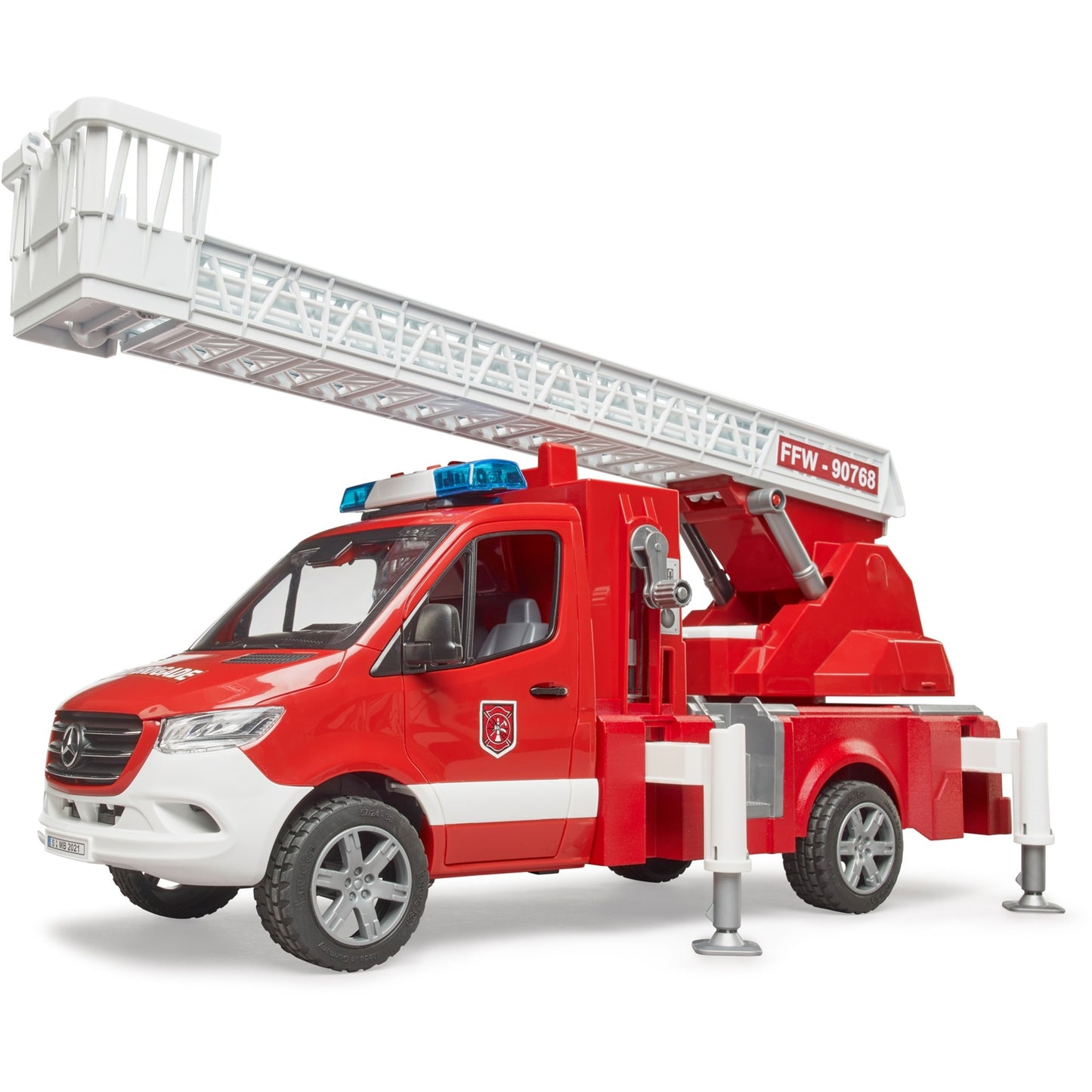 BRUDER MB Sprinter Feuerwehrwagen mit Licht und Schall