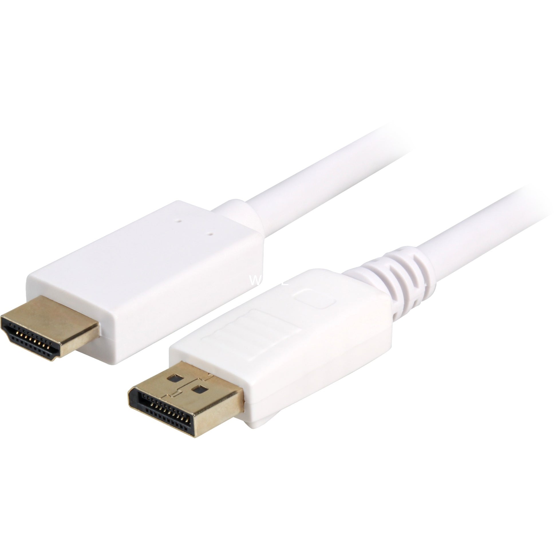 Sharkoon Displayport 1.2 > HDMI-Adapter (weiß, 1 Meter, 4k)