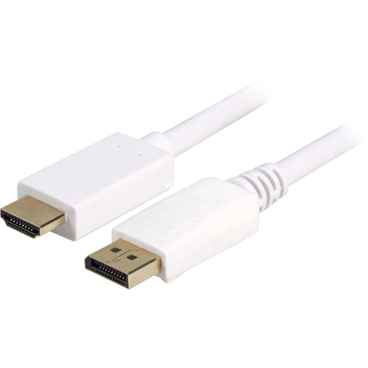 Sharkoon Displayport 1.2 > HDMI-Adapter (weiß, 1 Meter, 4k)