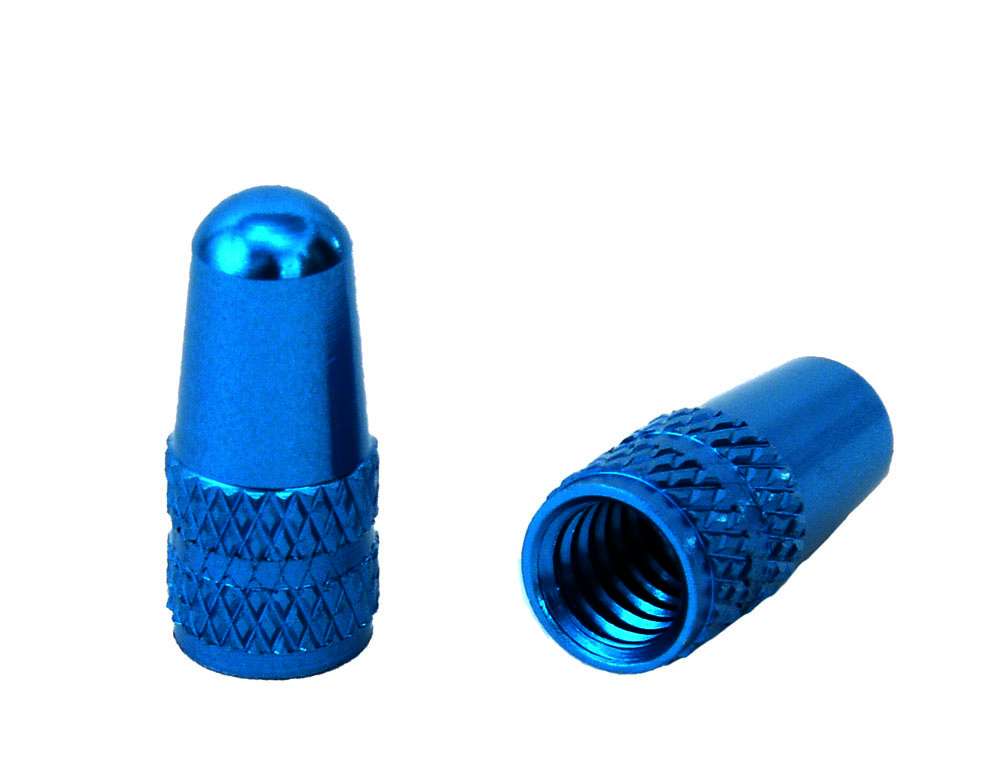 Radon 1 Paar blaue Ventilkappen